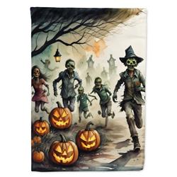DAC2286CHF 40 x 28 in. Zombies Spooky Halloween House Flag