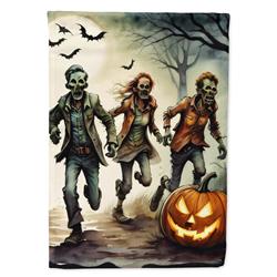 DAC2288CHF 40 x 28 in. Zombies Spooky Halloween House Flag