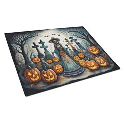 DAC2252LCB 15 x 12 in. Unisex La Catrina Skeleton Spooky Halloween Glass Cutting Board - Large