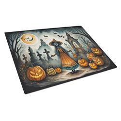DAC2253LCB 15 x 12 in. Unisex La Llorona Skeleton Spooky Halloween Glass Cutting Board - Large