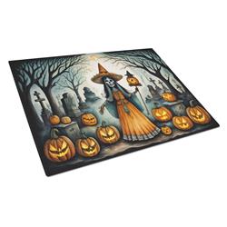 DAC2255LCB 15 x 12 in. Unisex La Llorona Skeleton Spooky Halloween Glass Cutting Board - Large