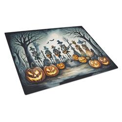 DAC2260LCB 15 x 12 in. Unisex Mariachi Skeleton Band Spooky Halloween Glass Cutting Board - Large