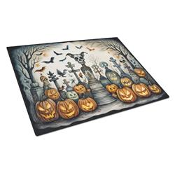DAC2268LCB 15 x 12 in. Unisex Pet Cemetery Spooky Halloween Glass Cutting Board - Large