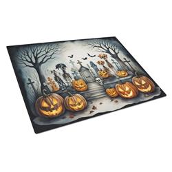 DAC2270LCB 15 x 12 in. Unisex Pet Cemetery Spooky Halloween Glass Cutting Board - Large