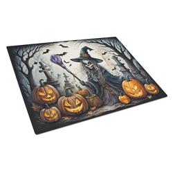 DAC2282LCB 15 x 12 in. Unisex Witch Spooky Halloween Glass Cutting Board - Large