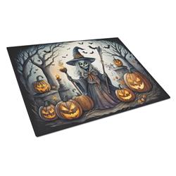 DAC2283LCB 15 x 12 in. Unisex Witch Spooky Halloween Glass Cutting Board - Large