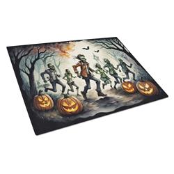 DAC2287LCB 15 x 12 in. Unisex Zombies Spooky Halloween Glass Cutting Board - Large