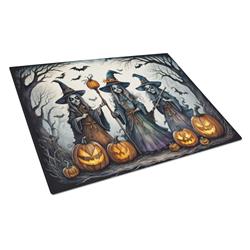 DAC2291LCB 15 x 12 in. Unisex Witches Spooky Halloween Glass Cutting Board - Large