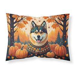 20.5 x 30 in. Unisex Akita Fall Fabric Standard Pillowcase