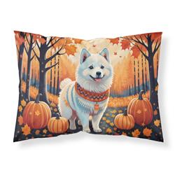 20.5 x 30 in. Unisex American Eskimo Fall Fabric Standard Pillowcase