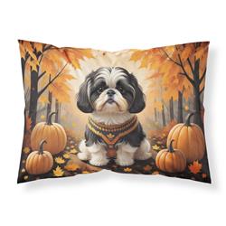 20.5 x 30 in. Unisex Shih Tzu Fall Fabric Standard Pillowcase