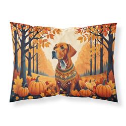 20.5 x 30 in. Unisex Vizsla Fall Fabric Standard Pillowcase