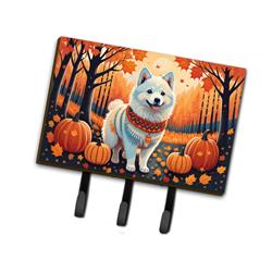 9 x 6 in. Unisex American Eskimo Fall Leash or Key Holder