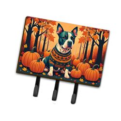 9 x 6 in. Unisex Pit Bull Terrier Fall Leash or Key Holder