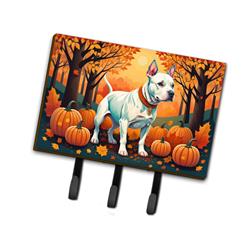 DAC1008TH68 9 x 6 in. Unisex White Pit Bull Terrier Fall Leash or Key Holder