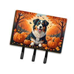 9 x 6 in. Unisex Australian Shepherd Terrier Fall Leash or Key Holder