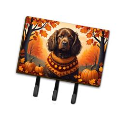 9 x 6 in. Unisex Boykin Spaniel Fall Leash or Key Holder