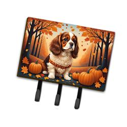 9 x 6 in. Unisex Cavalier Spaniel Fall Leash or Key Holder