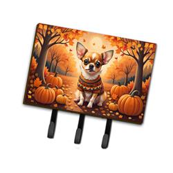 9 x 6 in. Unisex Chihuahua Fall Leash or Key Holder