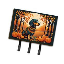 9 x 6 in. Unisex Dachshund Fall Leash or Key Holder