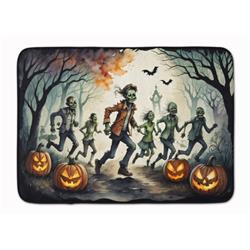 19 x 27 in. Unisex Zombies Spooky Halloween Memory Foam Kitchen Mat