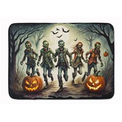 19 x 27 in. Unisex Zombies Spooky Halloween Memory Foam Kitchen Mat