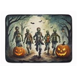 19 x 27 in. Unisex Zombies Spooky Halloween Memory Foam Kitchen Mat