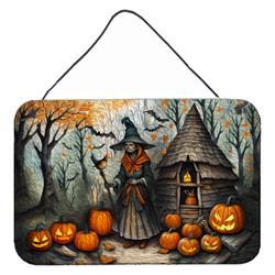 DAC2220DS812 12 x 8 in. Unisex Slavic Witch Spooky Halloween Wall or Door Hanging Prints