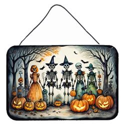 DAC2230DS812 12 x 8 in. Unisex Calacas Skeletons Spooky Halloween Wall or Door Hanging Prints