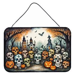 DAC2232DS812 12 x 8 in. Unisex Calaveras Sugar Skulls Spooky Halloween Wall or Door Hanging Prints