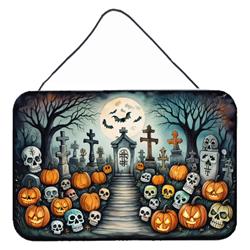 DAC2233DS812 12 x 8 in. Unisex Calaveras Sugar Skulls Spooky Halloween Wall or Door Hanging Prints
