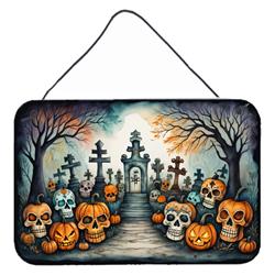 DAC2234DS812 12 x 8 in. Unisex Calaveras Sugar Skulls Spooky Halloween Wall or Door Hanging Prints
