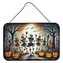 DAC2235DS812 12 x 8 in. Unisex Dancing Skeletons Spooky Halloween Wall or Door Hanging Prints