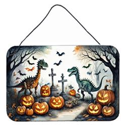 DAC2240DS812 12 x 8 in. Unisex Dinosaurs Spooky Halloween Wall or Door Hanging Prints