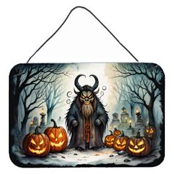 DAC2248DS812 12 x 8 in. Unisex Krampus The Christmas Demon Spooky Halloween Wall or Door Hanging Prints