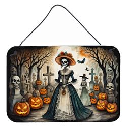 DAC2249DS812 12 x 8 in. Unisex La Catrina Skeleton Spooky Halloween Wall or Door Hanging Prints