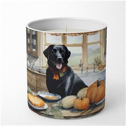 DAC1786CDL 10 oz Unisex Black Lab Fall Kitchen Pumpkins Decorative Soy Candle