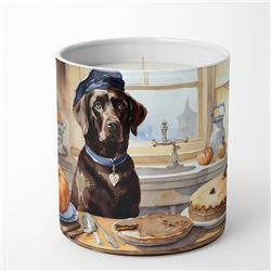 10 oz Unisex Chocolate Lab Fall Kitchen Pumpkins Decorative Soy Candle