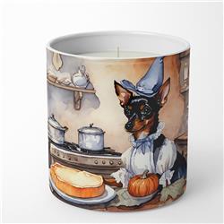 DAC1794CDL 10 oz Unisex Miniature Pinscher Fall Kitchen Pumpkins Decorative Soy Candle