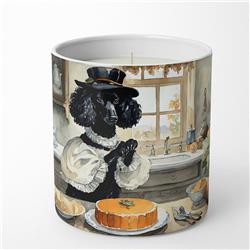 DAC1801CDL 10 oz Unisex Poodle Fall Kitchen Pumpkins Decorative Soy Candle