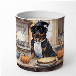 10 oz Unisex Rottweiler Fall Kitchen Pumpkins Decorative Soy Candle
