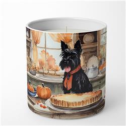 DAC1810CDL 10 oz Unisex Scottish Terrier Fall Kitchen Pumpkins Decorative Soy Candle