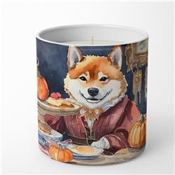10 oz Unisex Shiba Inu Fall Kitchen Pumpkins Decorative Soy Candle