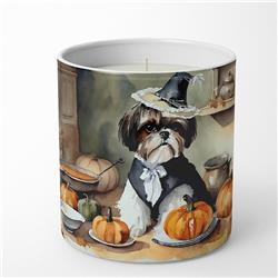 DAC1815CDL 10 oz Unisex Shih Tzu Fall Kitchen Pumpkins Decorative Soy Candle