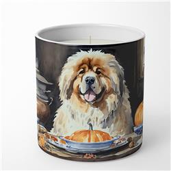 10 oz Unisex Tibetan Mastiff Fall Kitchen Pumpkins Decorative Soy Candle