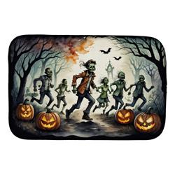 DAC2287DDM 21 x 14 in. Zombies Spooky Halloween Dish Drying Mat