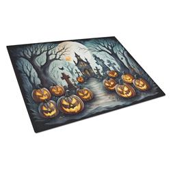DAC2215LCB 15 x 12 in. Unisex Graveyard Spooky Halloween Glass Cutting Board - Large