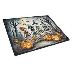 DAC2228LCB 15 x 12 in. Unisex Calacas Skeletons Spooky Halloween Glass Cutting Board - Large