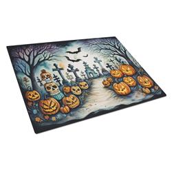DAC2238LCB 15 x 12 in. Unisex Day of the Dead Spooky Halloween Glass Cutting Board - Large