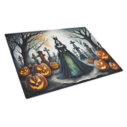 DAC2241LCB 15 x 12 in. Unisex Evil Queen Spooky Halloween Glass Cutting Board - Large